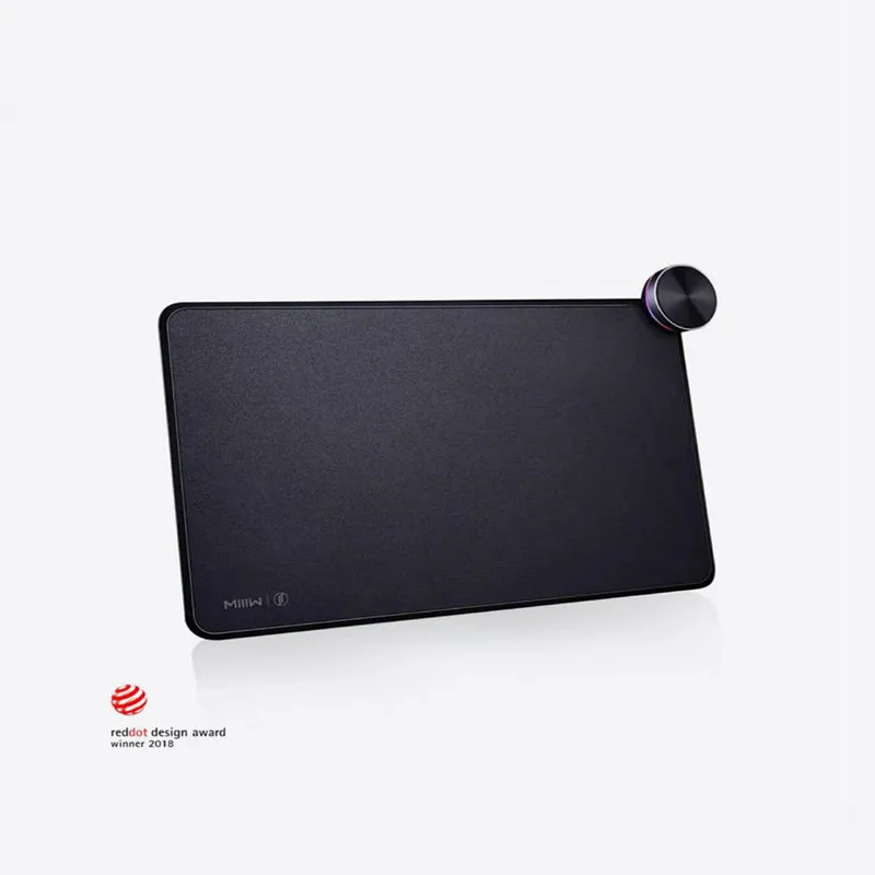 Black Xiao mi IIW коврик для мыши Smart Qi стандартная поддержка mi x2S беспроводной зарядный коврик для мыши RGB светильник коврик для мыши ABS коврик для мыши - Цвет: Black