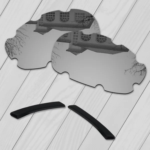 Silver-Ear Socks E.O.S поляризованные улучшенная замена линз для Oakley десять солнцезащитные очки с отверстиями-множественный выбор - Цвет линз: Silver-Ear Socks