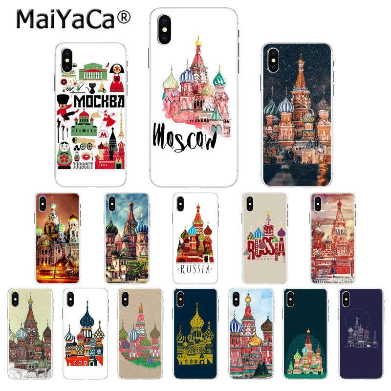 Чехол для телефона MaiYaCa с изображением Российской Федерации Московской Санкт