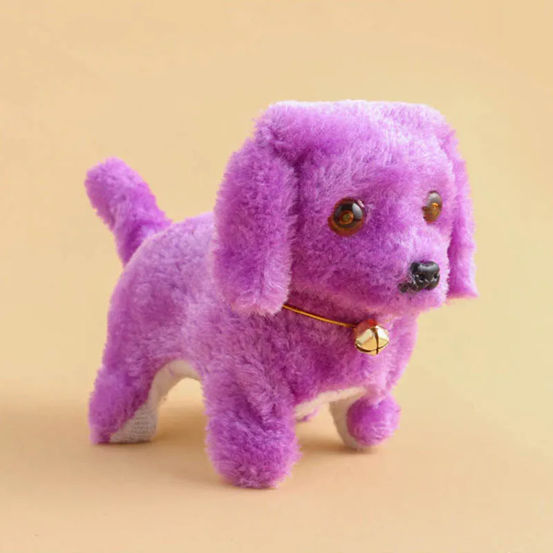 Cute Walking Barking Toy Funny Electric Short Floss Moving Dog Children Kids Toys S7JN |