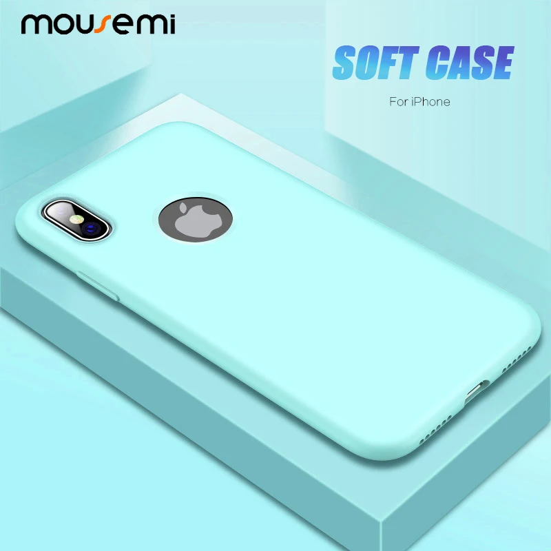 CAPAME For iPhone 6 Case Silicone Girl 5S SE 6S 8 Plus XS MAX XR Full Cover Soft 7 Back |