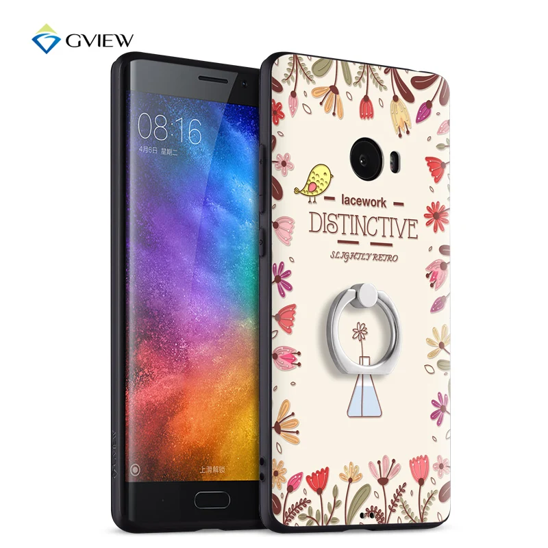 Gview 3D рельеф печати Мягкие TPU + Жесткий Чехол Для Сяо Mi Note 2/премьер 5.7 дюймов