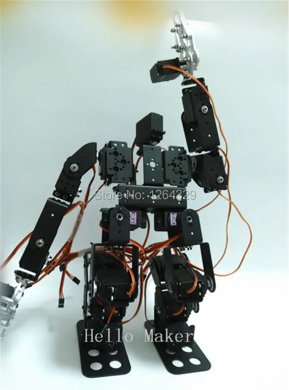 19 DOF гуманоид biped/шагающий робот высокий крутящий момент сервопривода