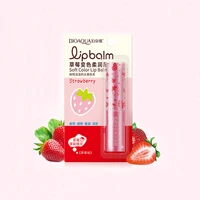 new natural strawberry change color moisturizing lip balm repair lip wrinkles long lasting hydrating for lip care 3g