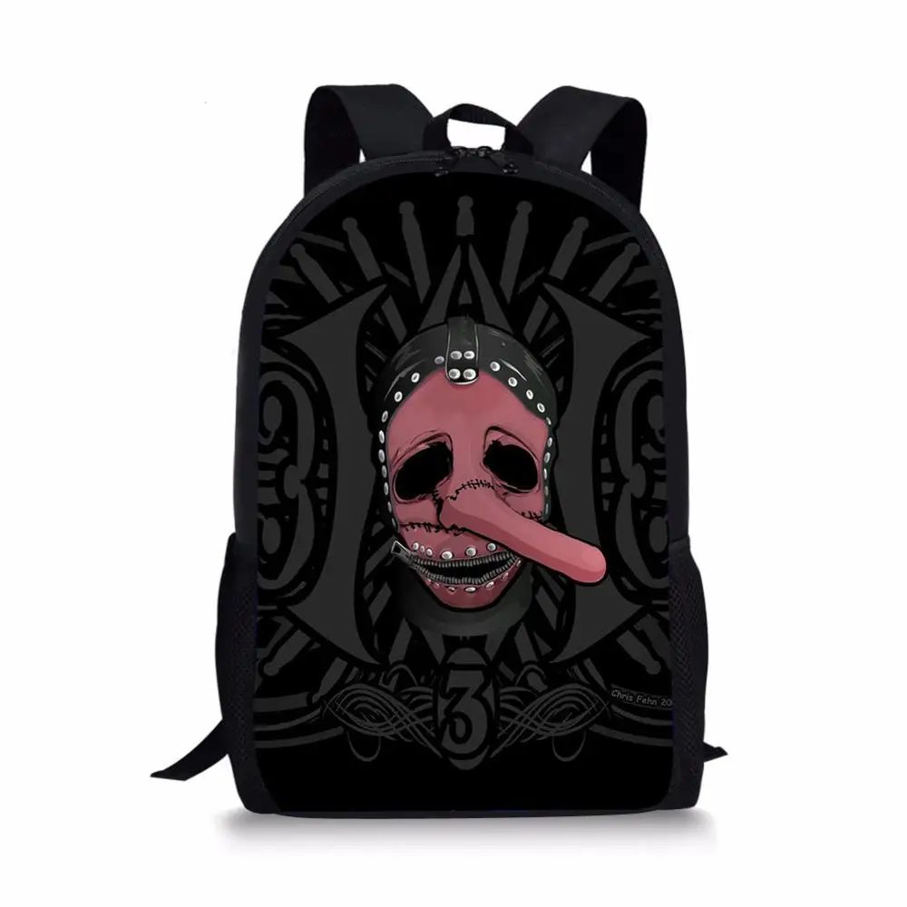 Мультфильм Slipknot печати Школа Книга сумка ортопедические Рюкзаки Дети школьный ранец для обувь мальчиков Подростковая для учебы mochila подарки - Цвет: LMYW327
