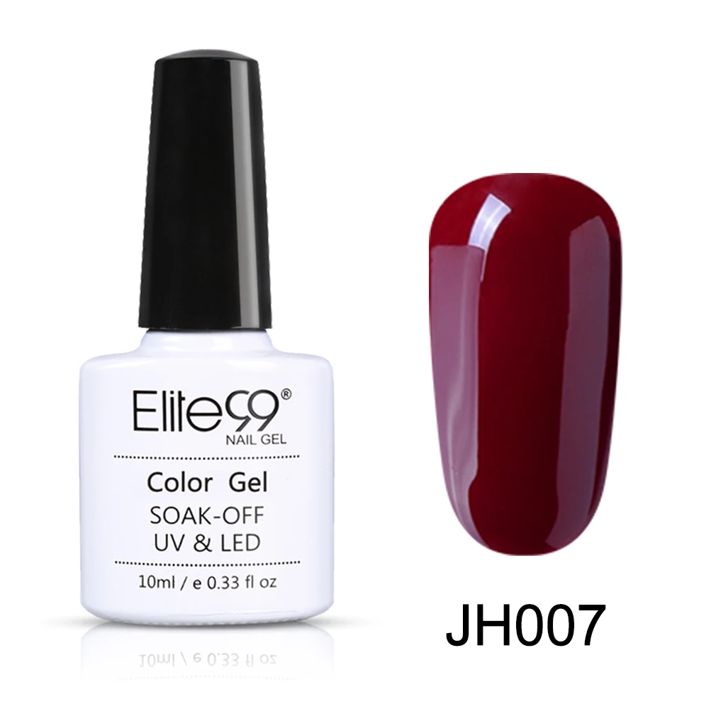 JH007 Elite99 10 мл телесный цвет Гель-лак дизайн ногтей маникюр замочить от полу Perment эмаль УФ-гель для ногтей лак - Цвет: JH007