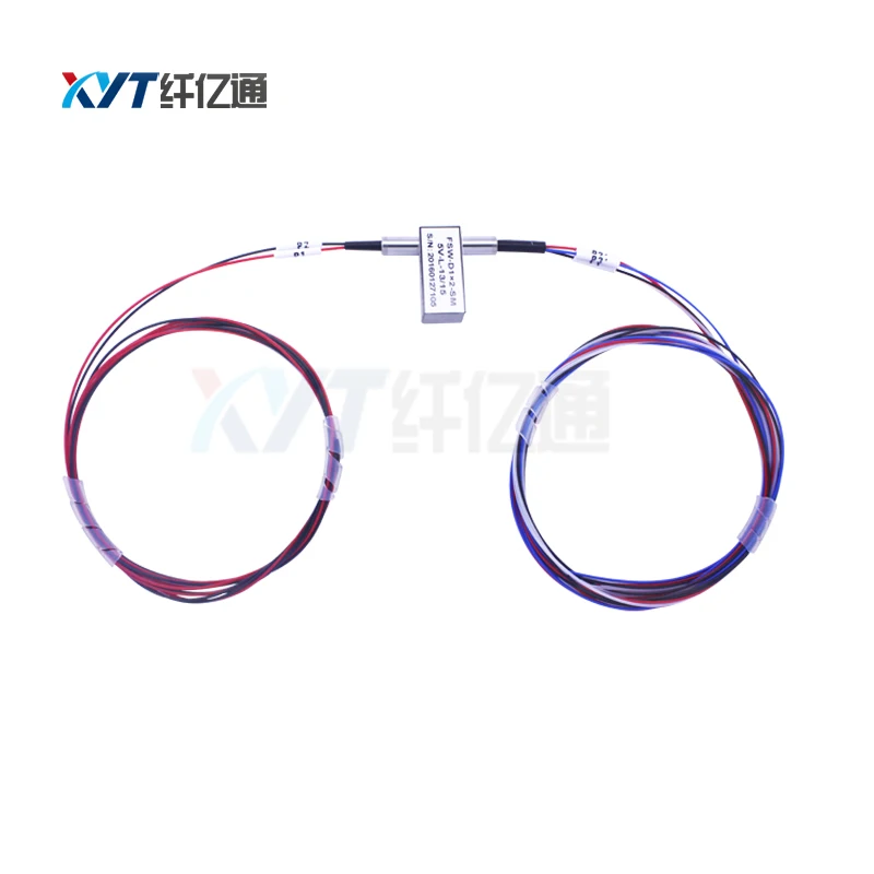 

Non-Latching 5V 1260~1650nm 2x2 Fully Fiber Optic Switch FC UPC Connector