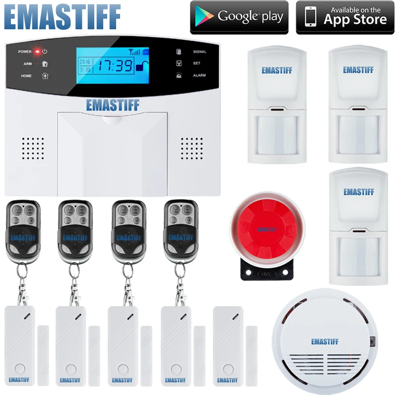 Горячая продажа домашней внутренней безопасности GSM сигнализация с русской