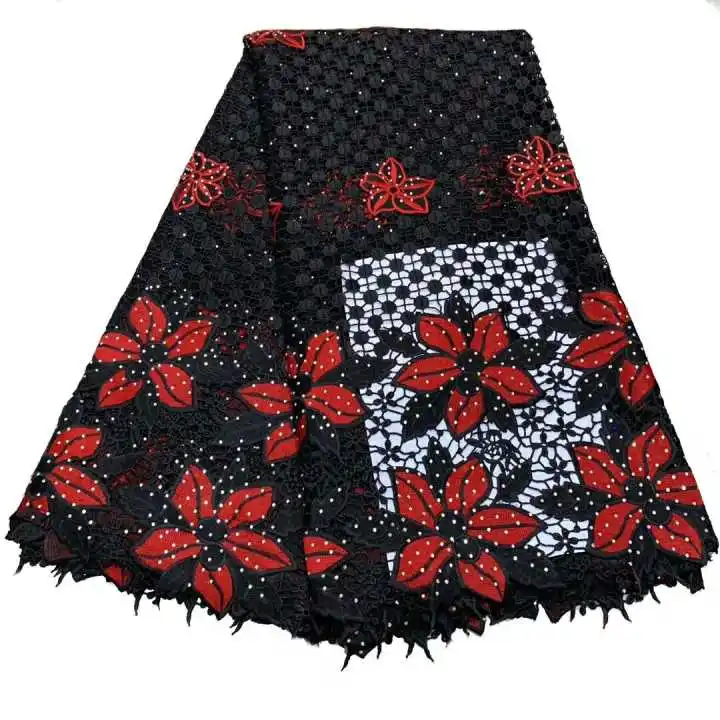 

Latest African Tulle Lace 2018 French Net Stones Lace Fabric For Wedding Black Gold Embroidery African Lace Fabric DFS12