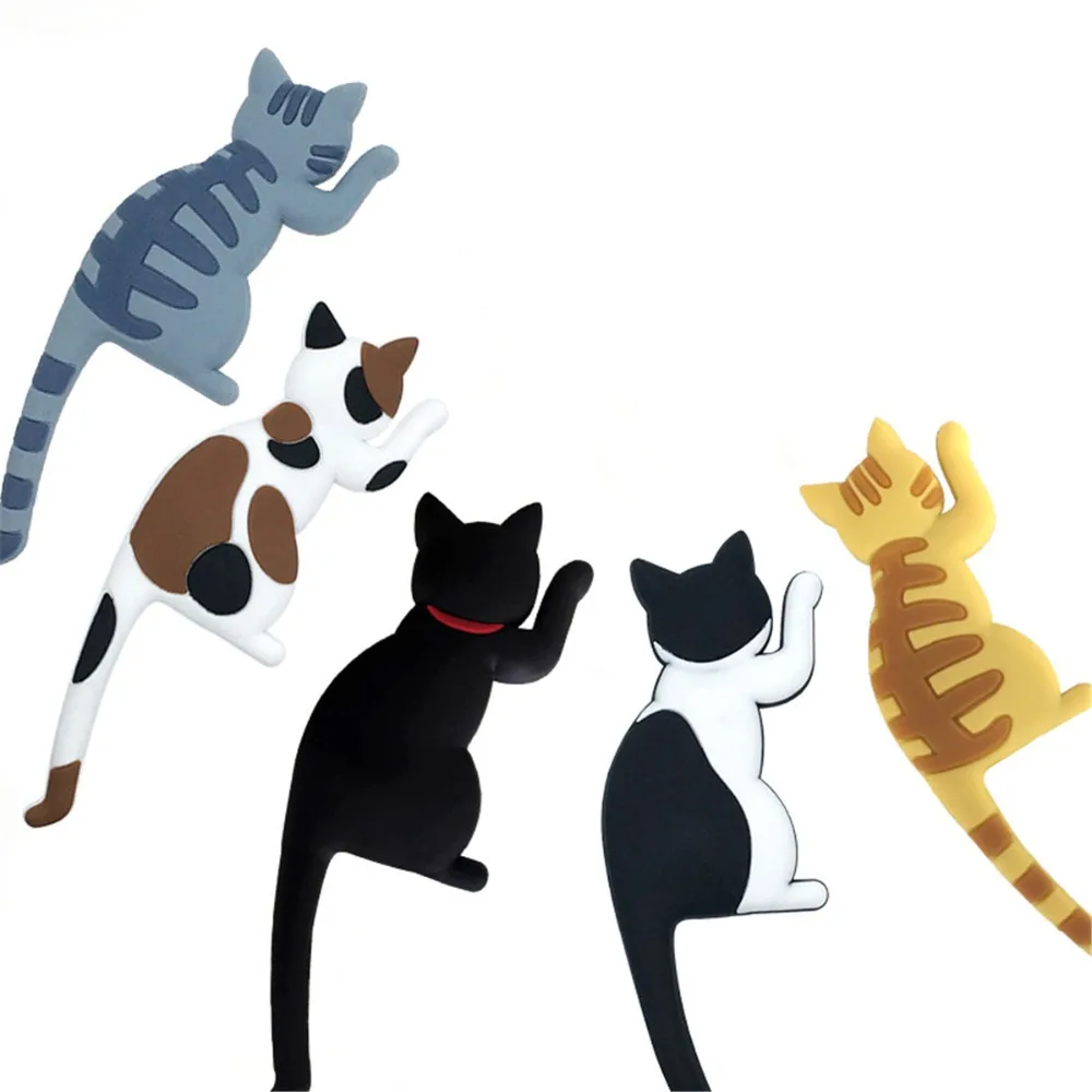 

7 видов цветов выбрали производимые в Японии милые наклейки для магниты для холодильника наклейки на холодильник, стену магнит кошачий магн...