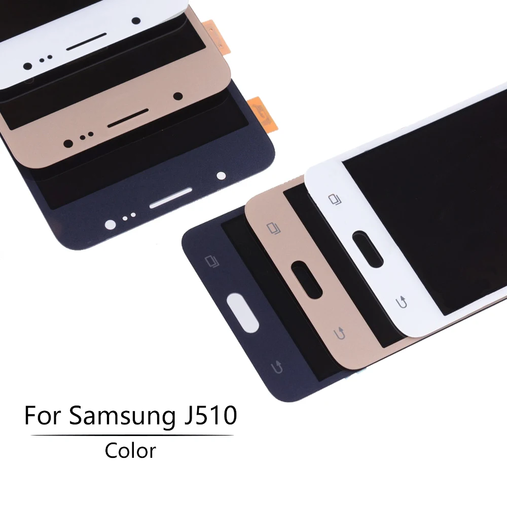 5," супер AMOLED для Samsung Galaxy J510 ЖК-дисплей с сенсорным экраном дигитайзер J510FN для Samsung J5 J510 дисплей