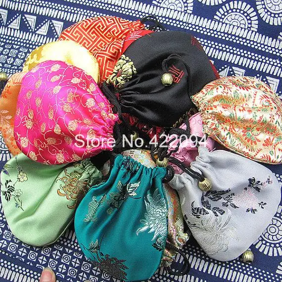 100 шт шнурок ручной работы красочные шелковые мешочки сумки ювелирные изделия