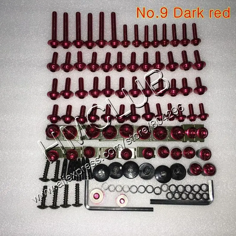 Полный Обтекатель Болты комплект для HONDA VTR1000F 1997 1998 1999 2000 2001 2002 2005 VTR 1000 F 1000F 97 всего тела винты винт с мелкой резьбой
