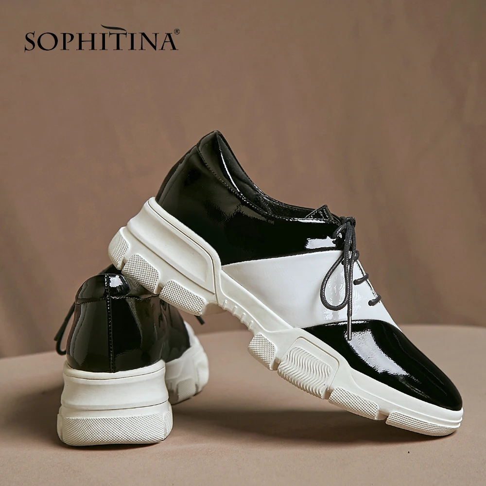 SOPHITINA/Новинка. Женская повседневная обувь на плоской подошве. Модные