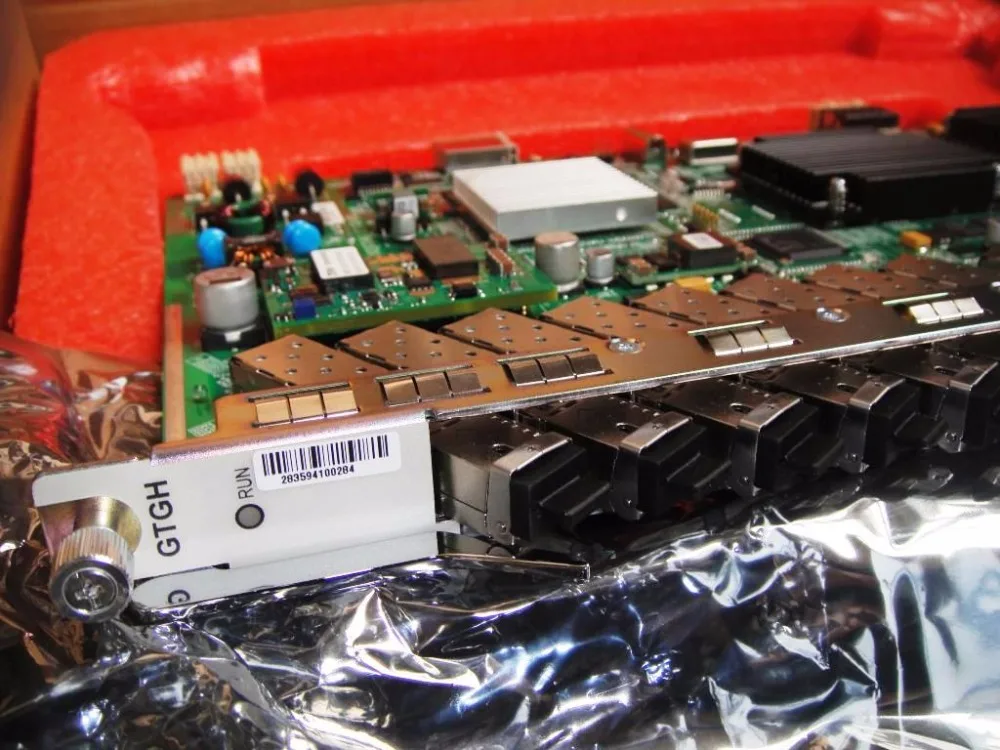 Новое Прибытие в Исходном 16 Портов GPON OLT GTGH Карты для C300 C320 with16 C + SFP Модулей.