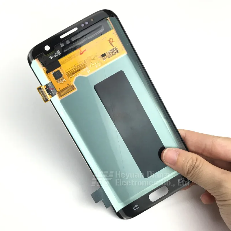 Сжигаемый в тени для samsung Glaxy S7 Edge G935F G935A G935FD ЖК-дисплей с сенсорным экраном дигитайзер 5,5 ''Super AMOLED
