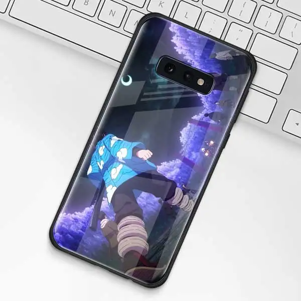 001 Чехол из закаленного стекла для samsung Galaxy S10 S10e S9 S8 S10 Plus Note 9 A50 A30 - Цвет: 001
