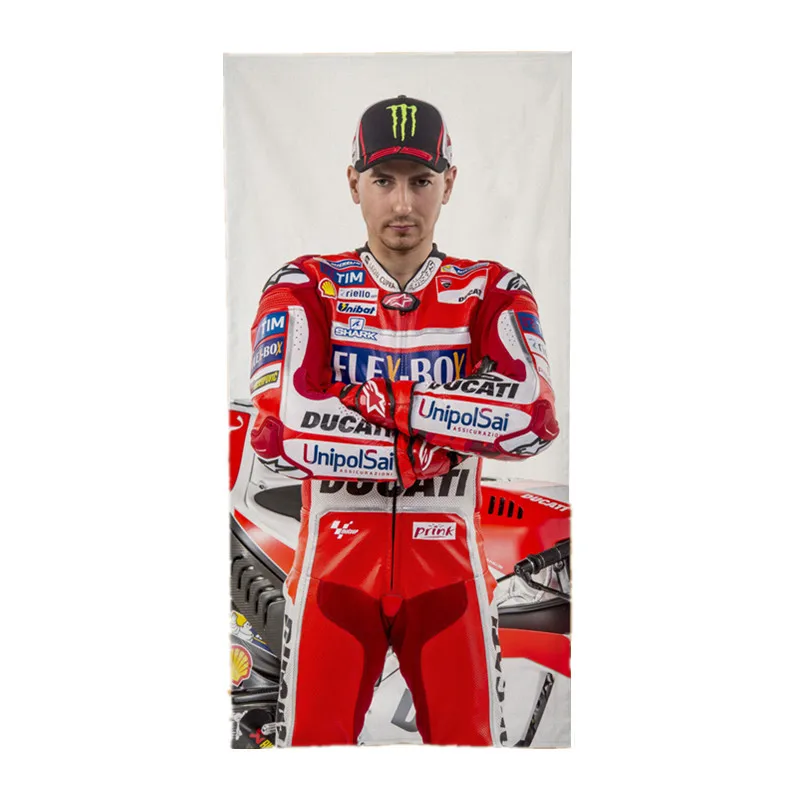 Горячее предложение спортивные полотенца Jorge Lorenzo для мужчин поездок на