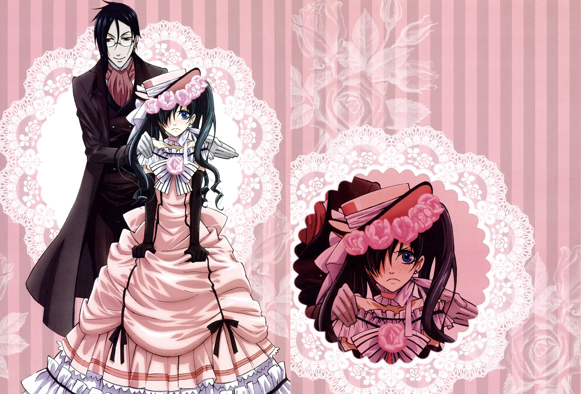 Аниме Черный Дворецкий Kuroshitsuji Ciel Себастиан микаелис художественная книга Fanart Каталог брошюра иллюстрации артбук картина подарок