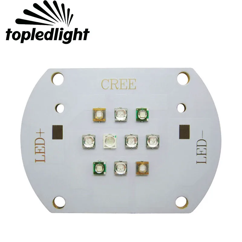 Топ светодиодный свет светодиодный CREE ХТЕ 455nm Королевский синий+ xpe 470nm синий+ 420nm УФ полу светодиодный+ EPI светодиодный S 490nm голубой DIY аквариума свет