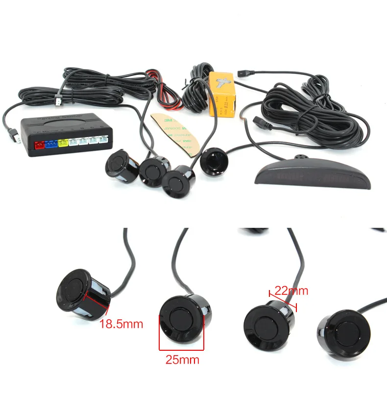 Автомобиль реверсивный радар полумесяц жужжание два зонда четыре транспортный