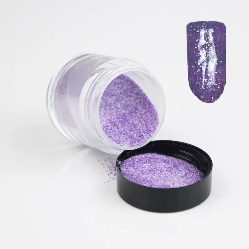 colorful purple Блеск для ногтей акриловый порошок Unha Nails Polvo Acrilico цветной Nagel Poeder Akril Pudra Poudre Acrylique Pour Ongle Forpretty - Цвет: colorful purple