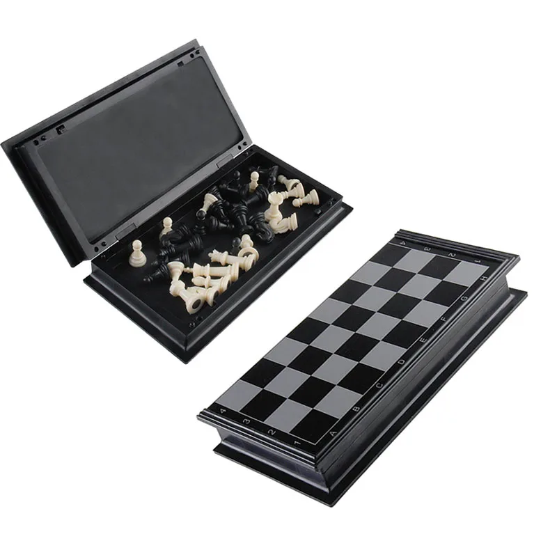 Магнитный Международный набор шахматных фигур со складной шахматной доской и 32