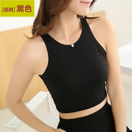 Без рукавов Облегающая майка Лето велосипедов Открытый пупок талии хлопок жилет