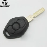 backside with words 433mhz blank car key shell for bmw 3 5 7 series 3 buttons key blanks case 4 track key blade