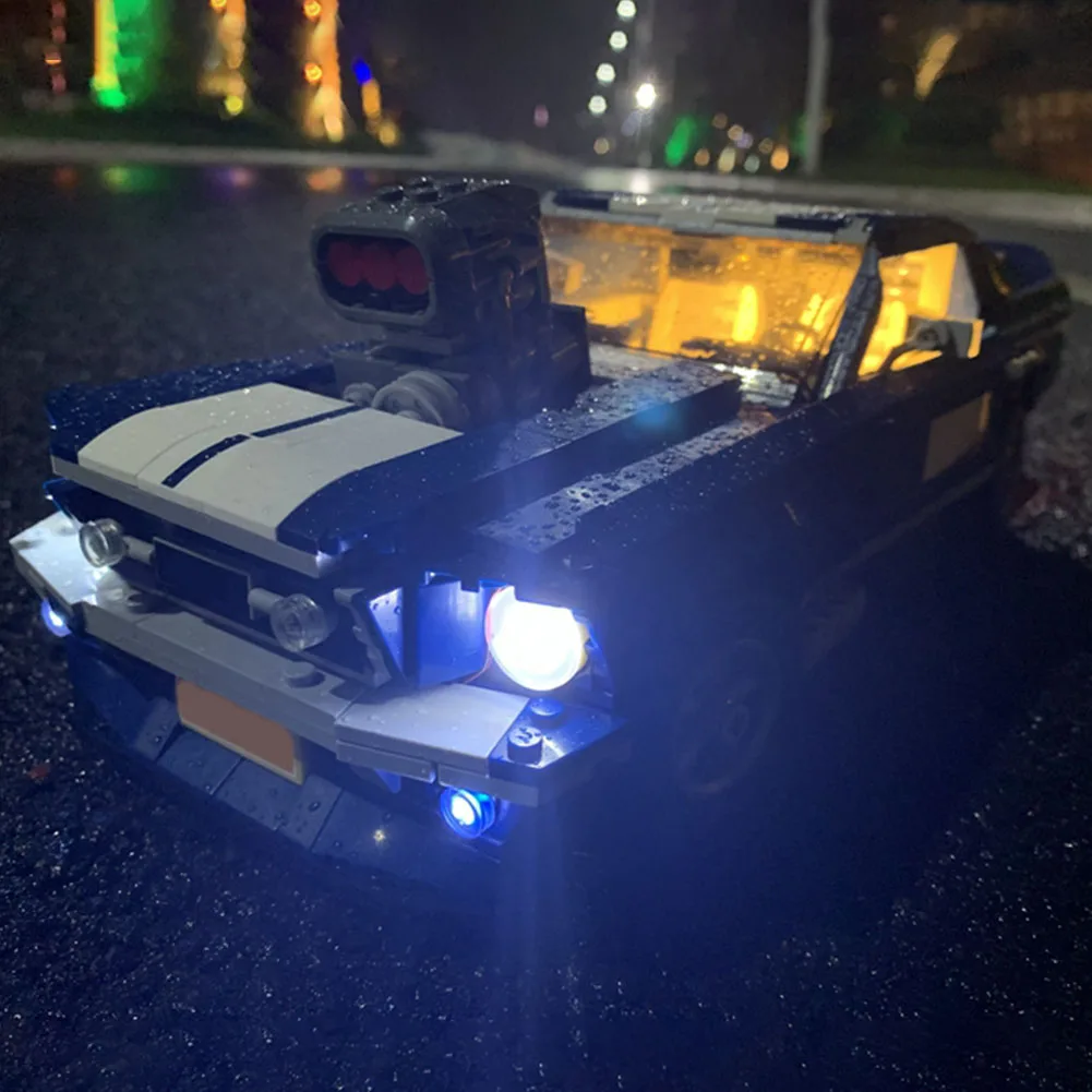 Прочные обновленные кирпичи игрушки светодиодные лампы Набор для строительства