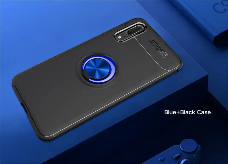 Huawei P 20 EML L29 L09 чехол P20 чехол Силиконовый ТПУ чехол для huawei P20 EML-L29 EML-L09 магнитный автомобильный держатель кольцо TPU чехол s