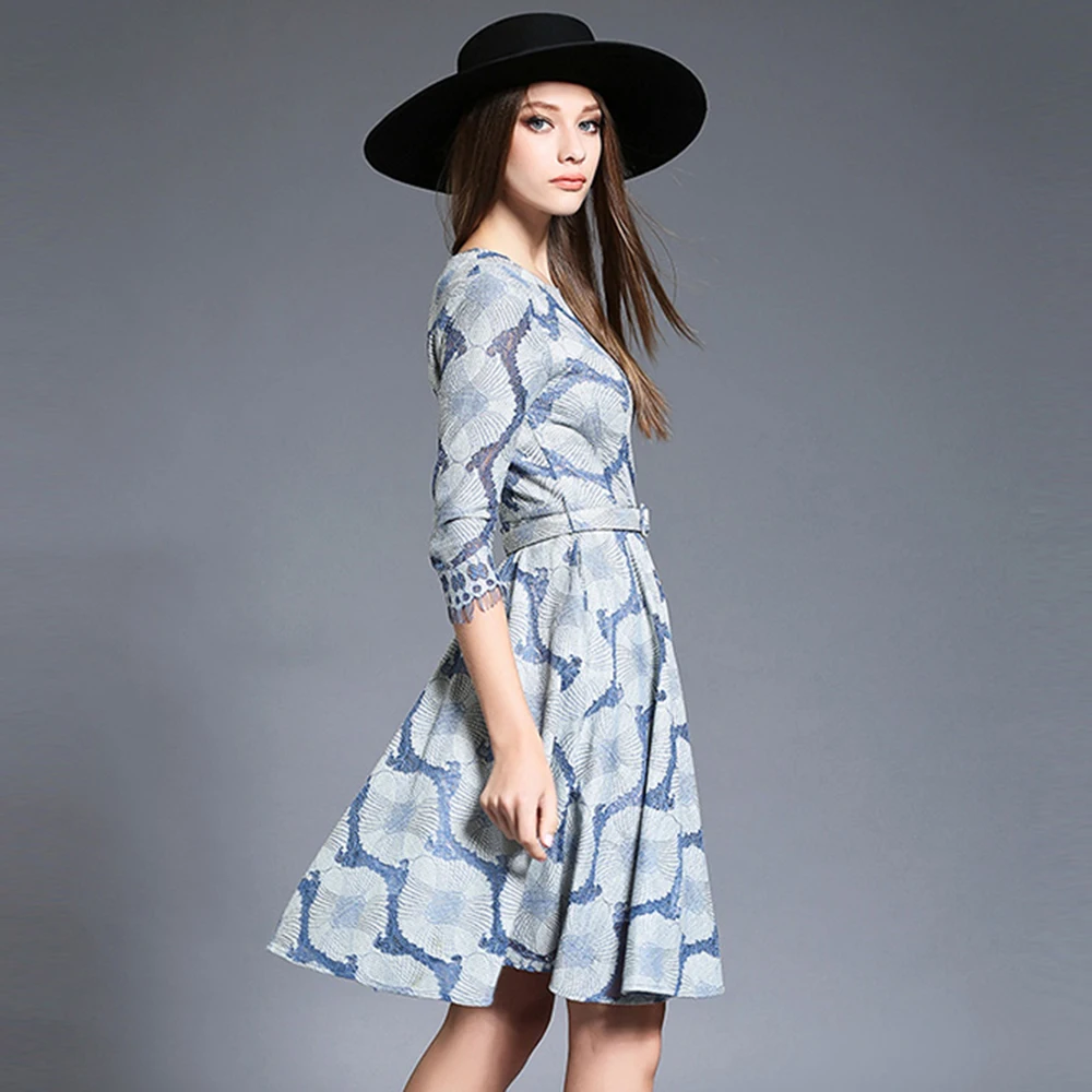 Платье Женские Элегантные с цветочным принтом без рукавов Красный Большие