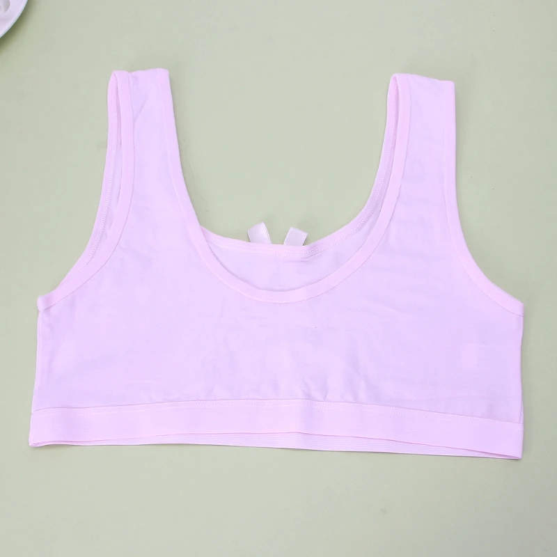 

Young Girl Training Bra Cartoon Bra Teenager Cotton Vest Camisoles Underwear