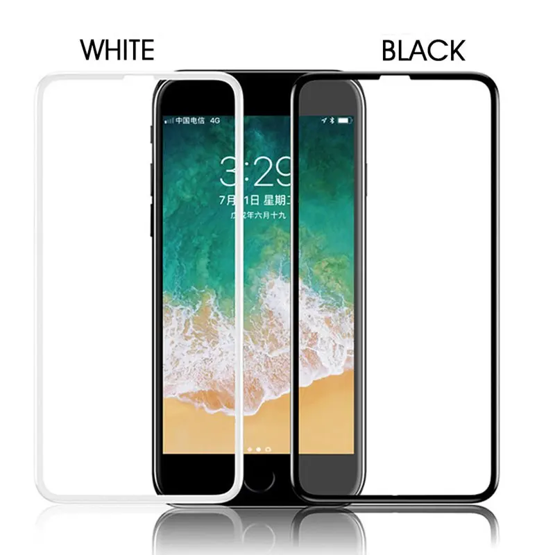 Прозрачная защитная пленка 9D для переднего экрана iphone xs max xr HD прозрачная 8 7 6 S plus