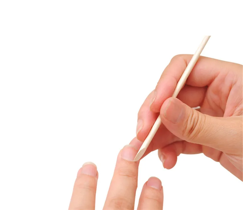 50 шт. деревянные палочки для удаления кутикулы|wood stick cuticle pusher|cuticle pusherorange wood |