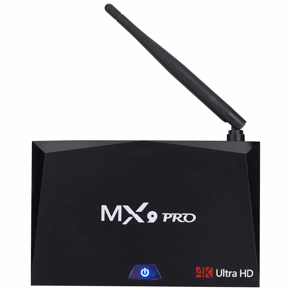 10 шт./лот MX9 Pro 4K Smart Android 7 1 четырехъядерная ТВ приставка H.265 UHD WiFi 3D медиаплеер 4G +