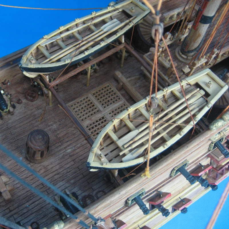 Комплект модели корабля для взрослых Diy Scale 1:50 3d лазерная резка деревянные