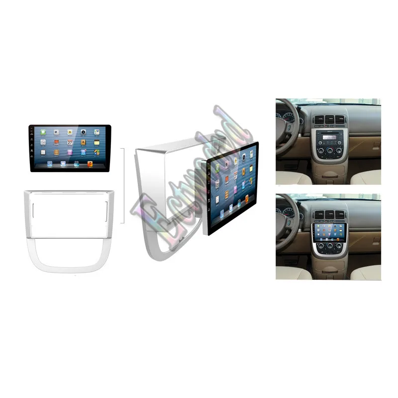 Специальное автомобильное радио фасция для Buick GL8 2012 2013 9 дюймов универсальное