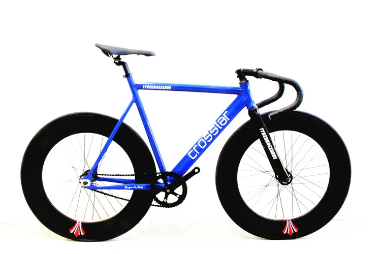 Crosstar Tyrans T2 Fixed Gear Bike Urban Track Fixie Carbon Fiber Fork Commute 90mm road bike fixie bicycle bicicleta | Спорт и