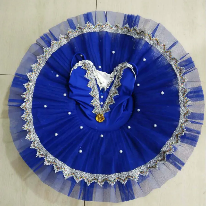 

Professional Ballet Tutu For Girls Child Adult Women Pancake Tutu Swan Lake Costumes Ballerina Kids Performance Ballet Wear