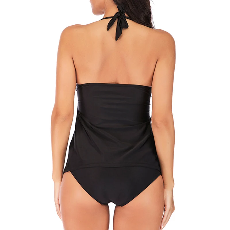 Plus Size Swimwear 5XL Women's Swimming Suit Swimsuit Push Up Tankini Swimsuits Women High Waist Bikinis Halter Separate Bather | Спорт и