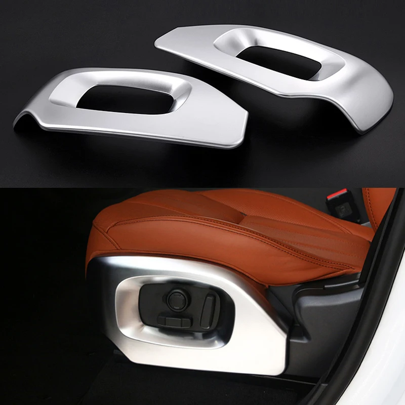 

2 шт., хромированные кнопки для переднего сиденья Land Rover Range Rover 2014-2017 и RRS 2014-2017