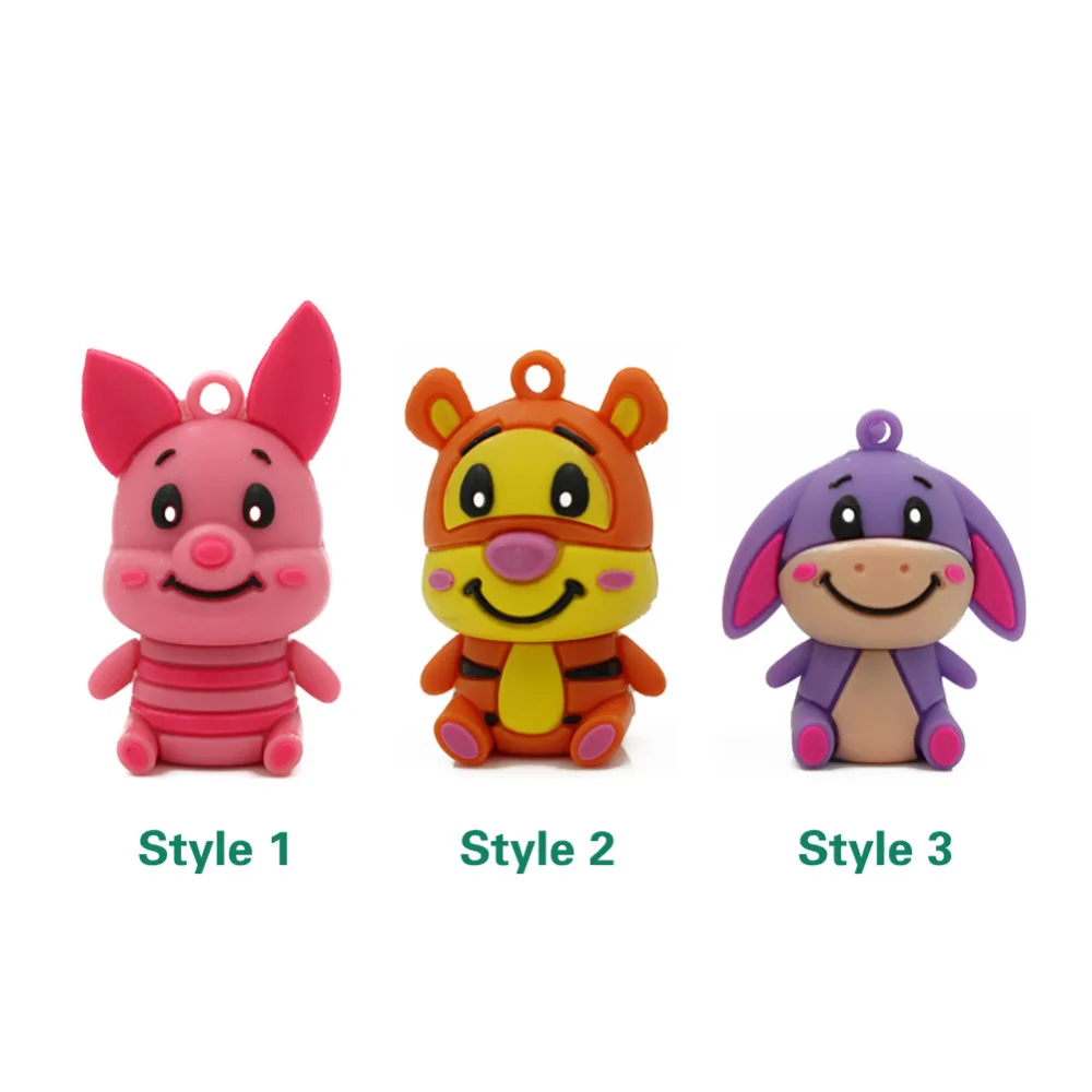

4GB 8GB 16GB 32GB Usb Flash Drive Pendrive Cute Neddy Animal U Disk Pen Drive lovely Donkey tigger memory stick flash card