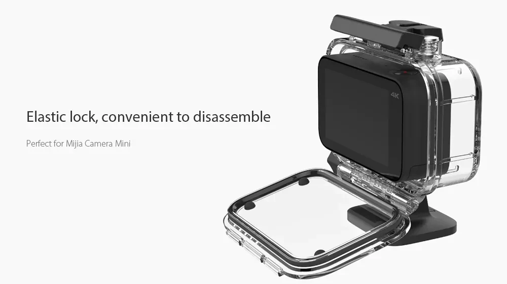 Xiaomi Mijia IP68 чехол для дайвинга глубина 40 м водонепроницаемый защитный чехол спортивный мини для цифровой камеры Xiaomi 4k