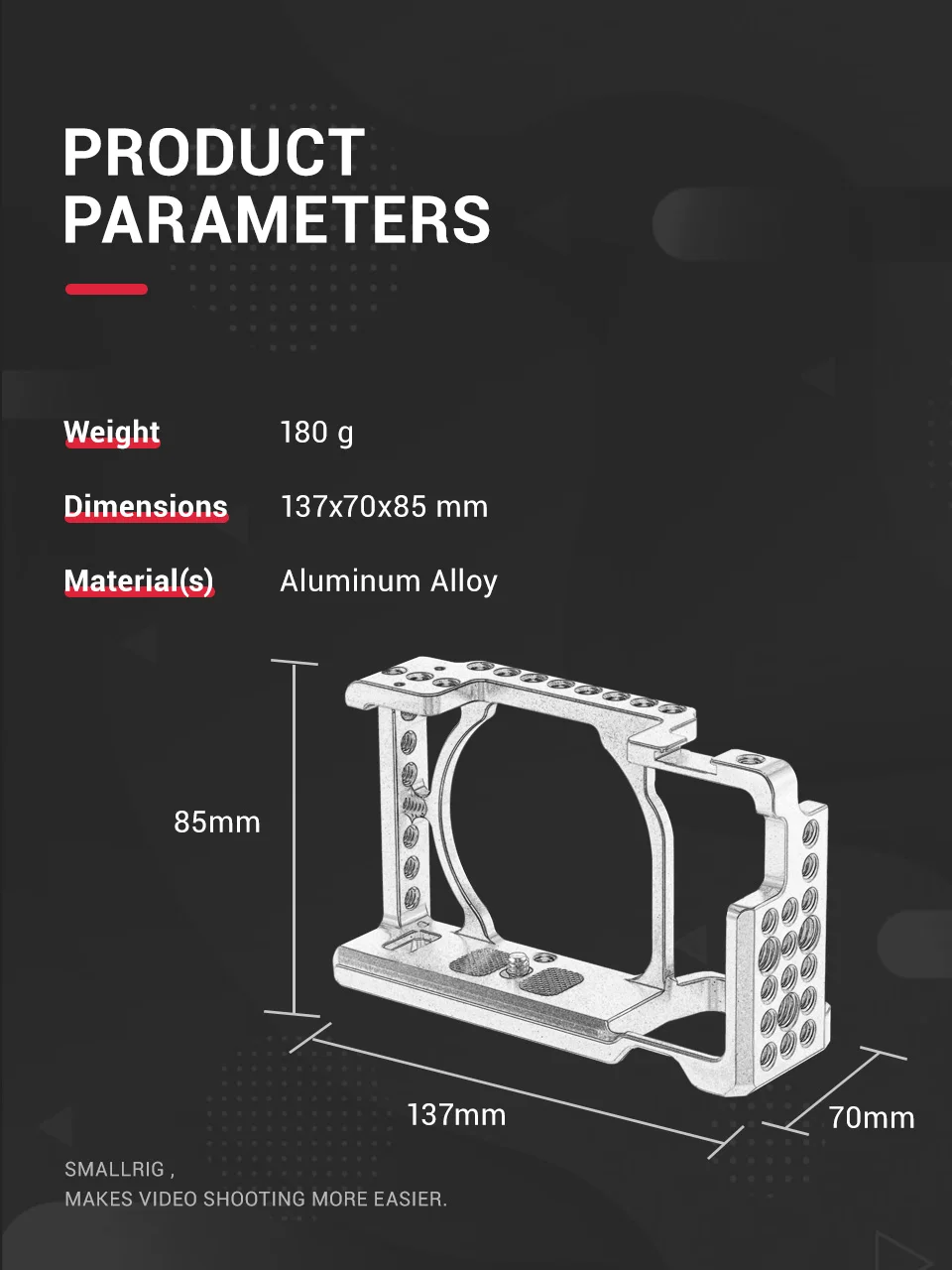 SmallRig для sony a6000 аксессуары для sony A6300/A6000/ILCE-6000/ILCE-6300 клетка с деревянной ручкой двойная камера Rig-2082