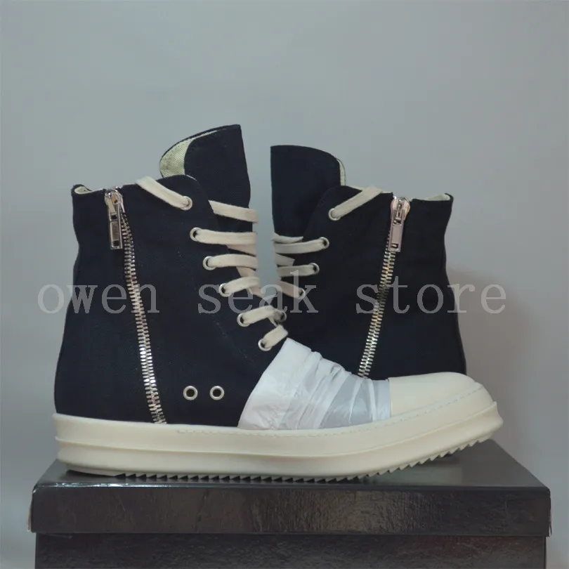 Кроссовки женские холщовые с высоким берцем на шнуровке молнии | Обувь