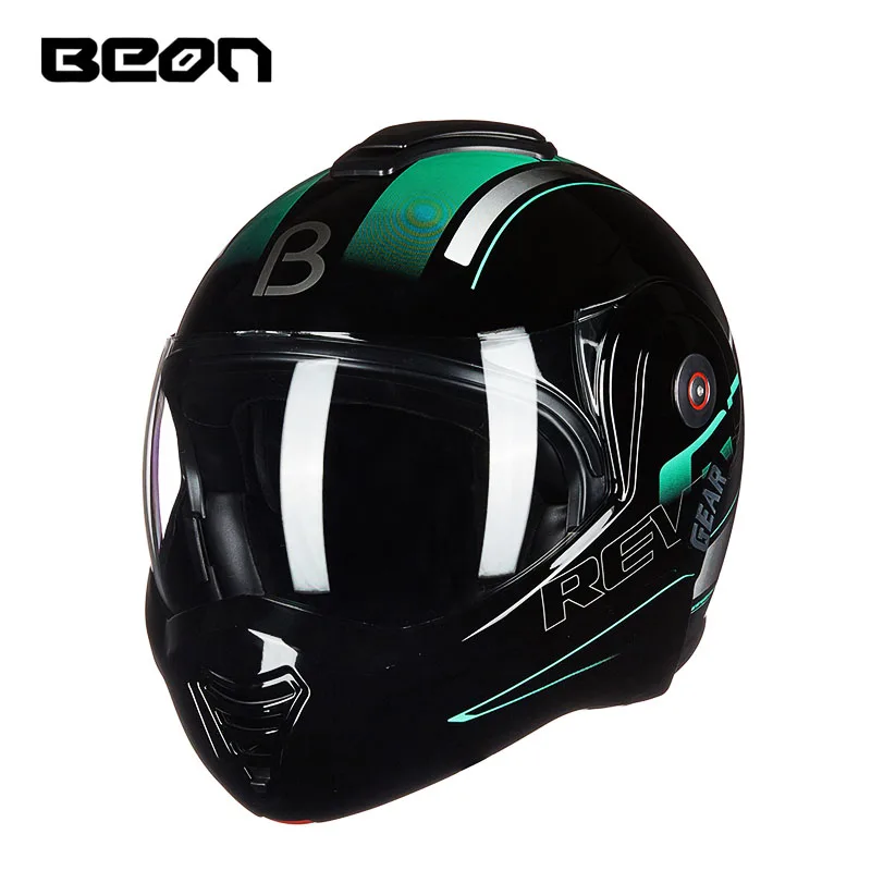 Racing motorcycle Helmet flip up BEON MOTO open face dirt biker motorbike motocross off road safety helmets | Автомобили и