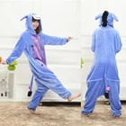 Пижама-кигуруми Eeyore Женская фланелевая, комбинезон с мультяшными животными для косплея, домашняя одежда для взрослых