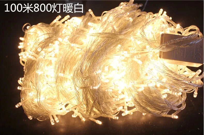 2 шт. 100 м Водонепроницаемый Открытый домашний отель светодиодный Сказочный