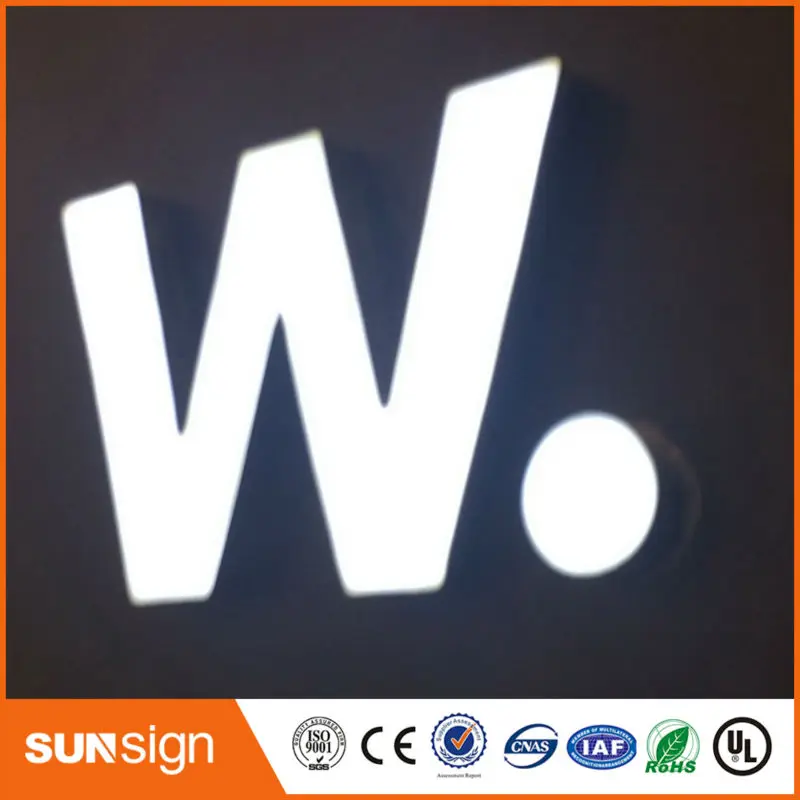 Акриловая светодиодная вывеска с подсветкой спереди|acrylic signboard|signboard led |